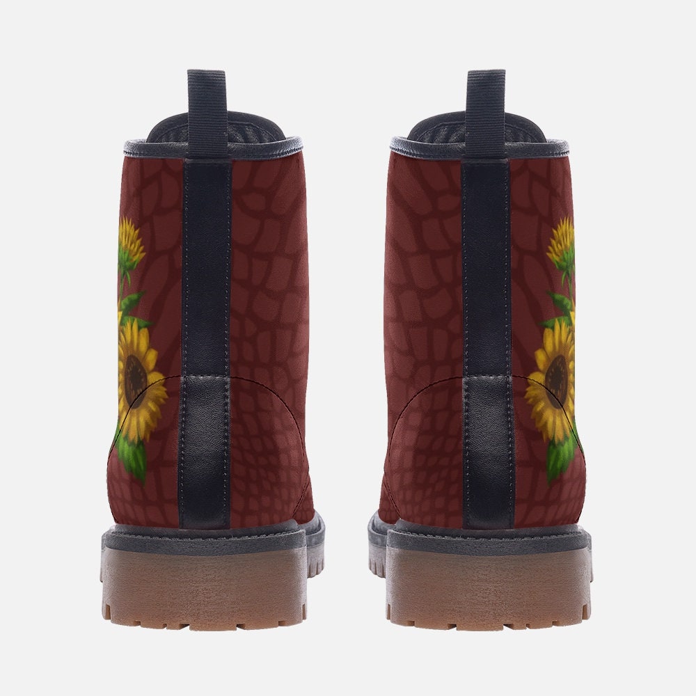 Sunflower Red Boots