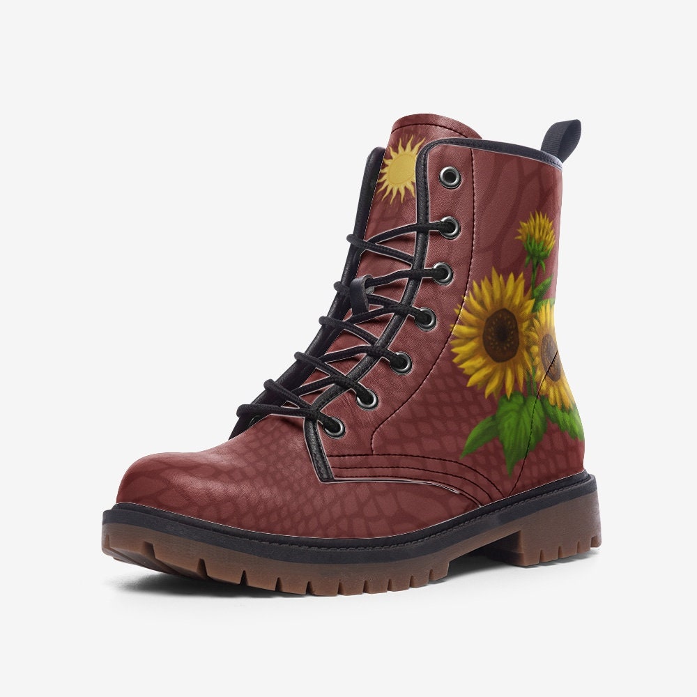 Sunflower Red Boots