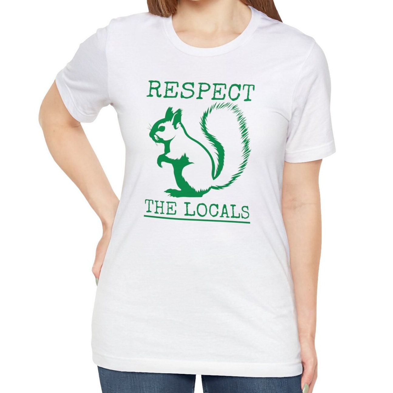 Respect The Locals Squirrel T-shirt