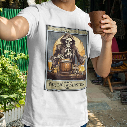 The Brewmaster Tarot Card Shirt, Homebrewer Beer Lover