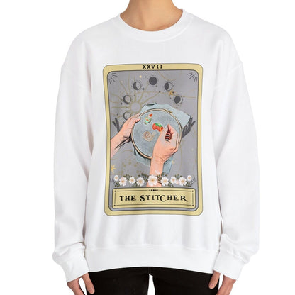 The Stitcher Tarot Card Sweatshirt