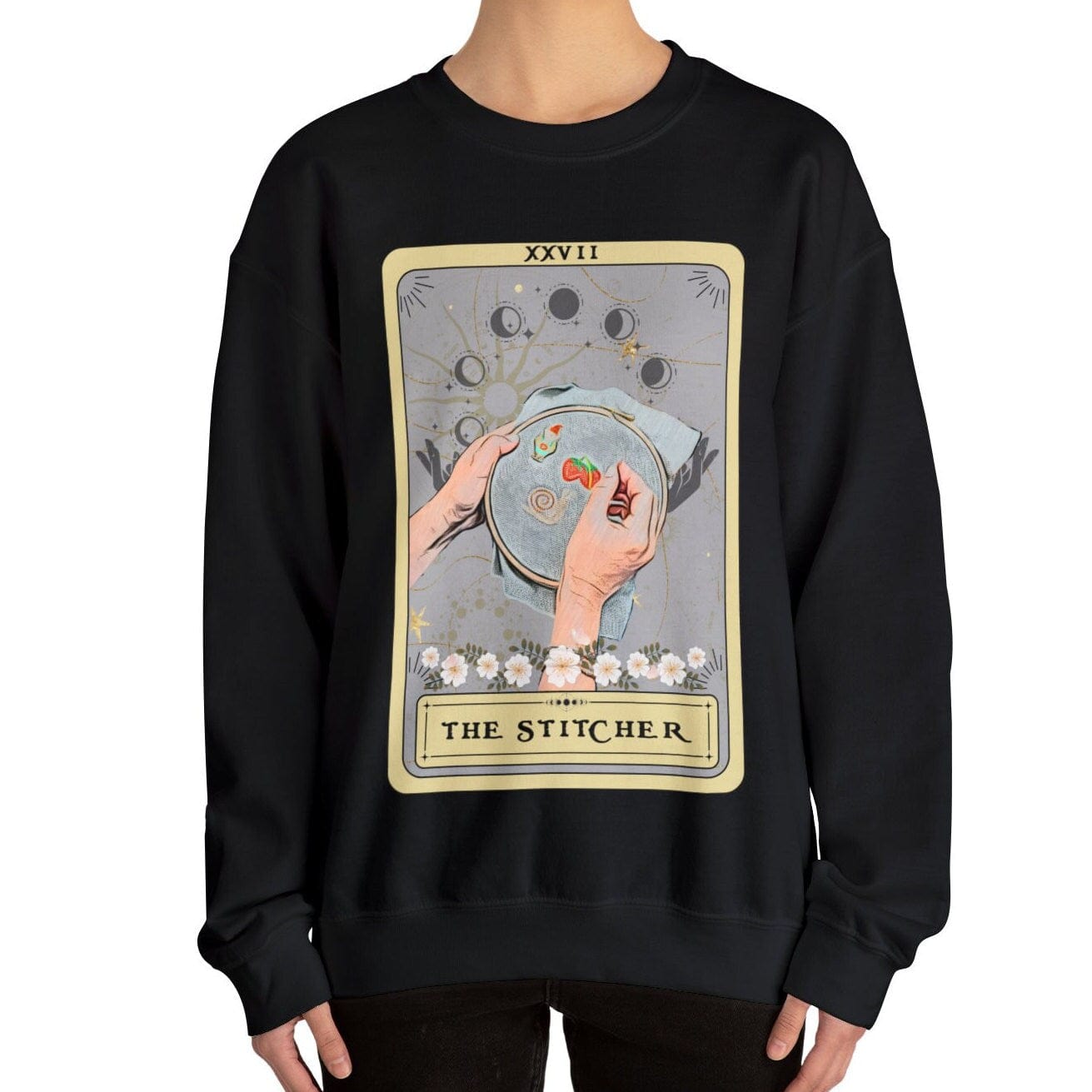 The Stitcher Tarot Card Sweatshirt