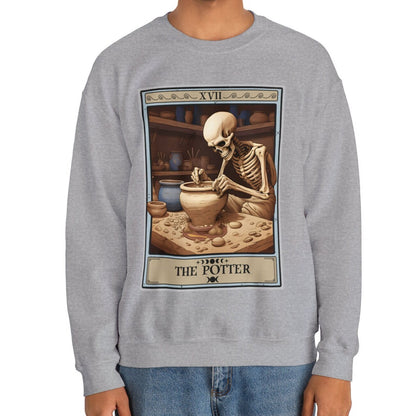 The Potter Tarot Card Sweatshirt, Pottery Lover