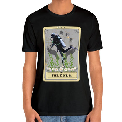 The Diver Tarot Card Shirt, Scuba Diving