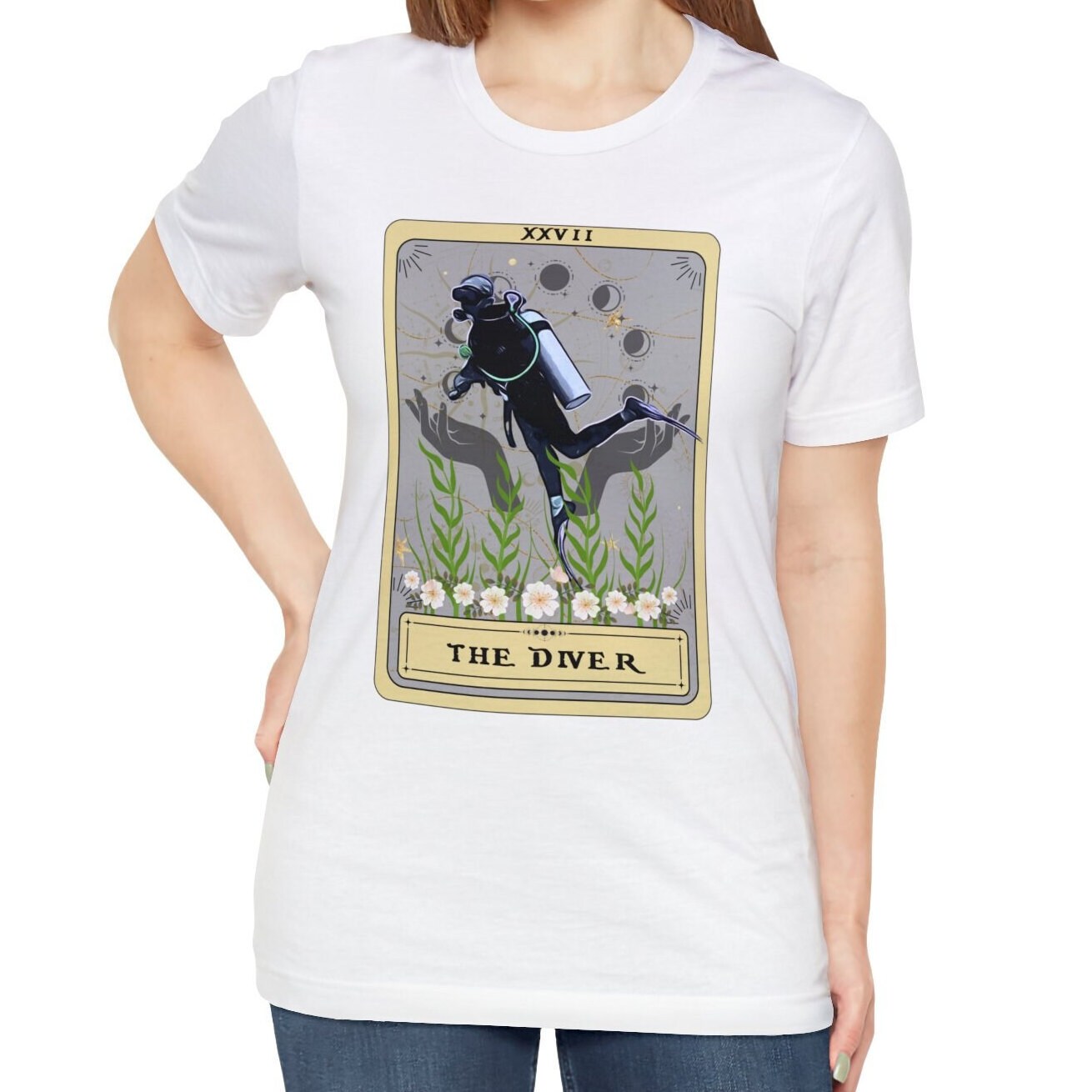 The Diver Tarot Card Shirt, Scuba Diving