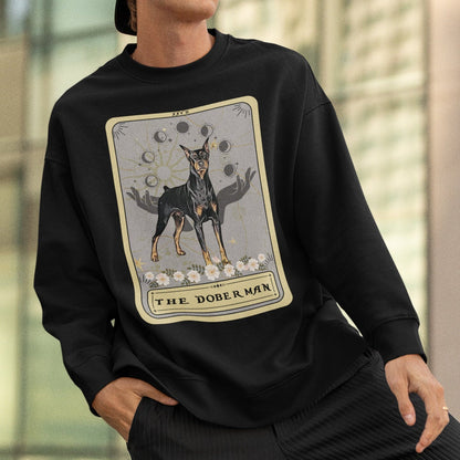 The Doberman Dog Tarot Card Sweatshirt