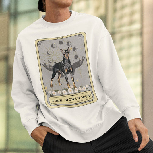 The Doberman Dog Tarot Card Sweatshirt