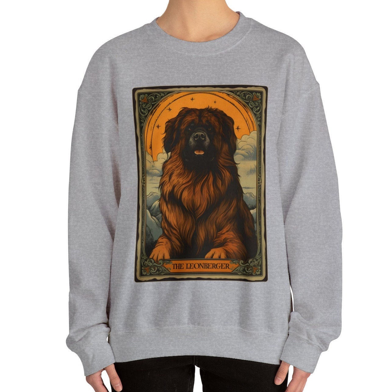 The Leonberger Tarot Card Dog Sweatshirt