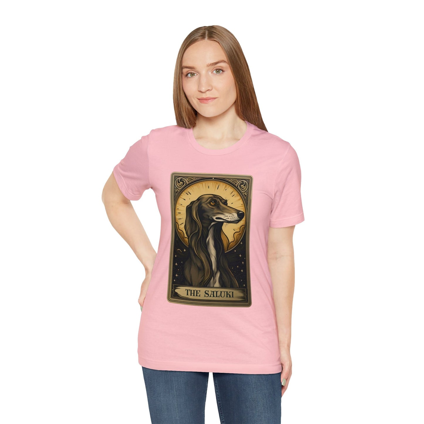 The Saluki Tarot Card Shirt, Saluki Dog