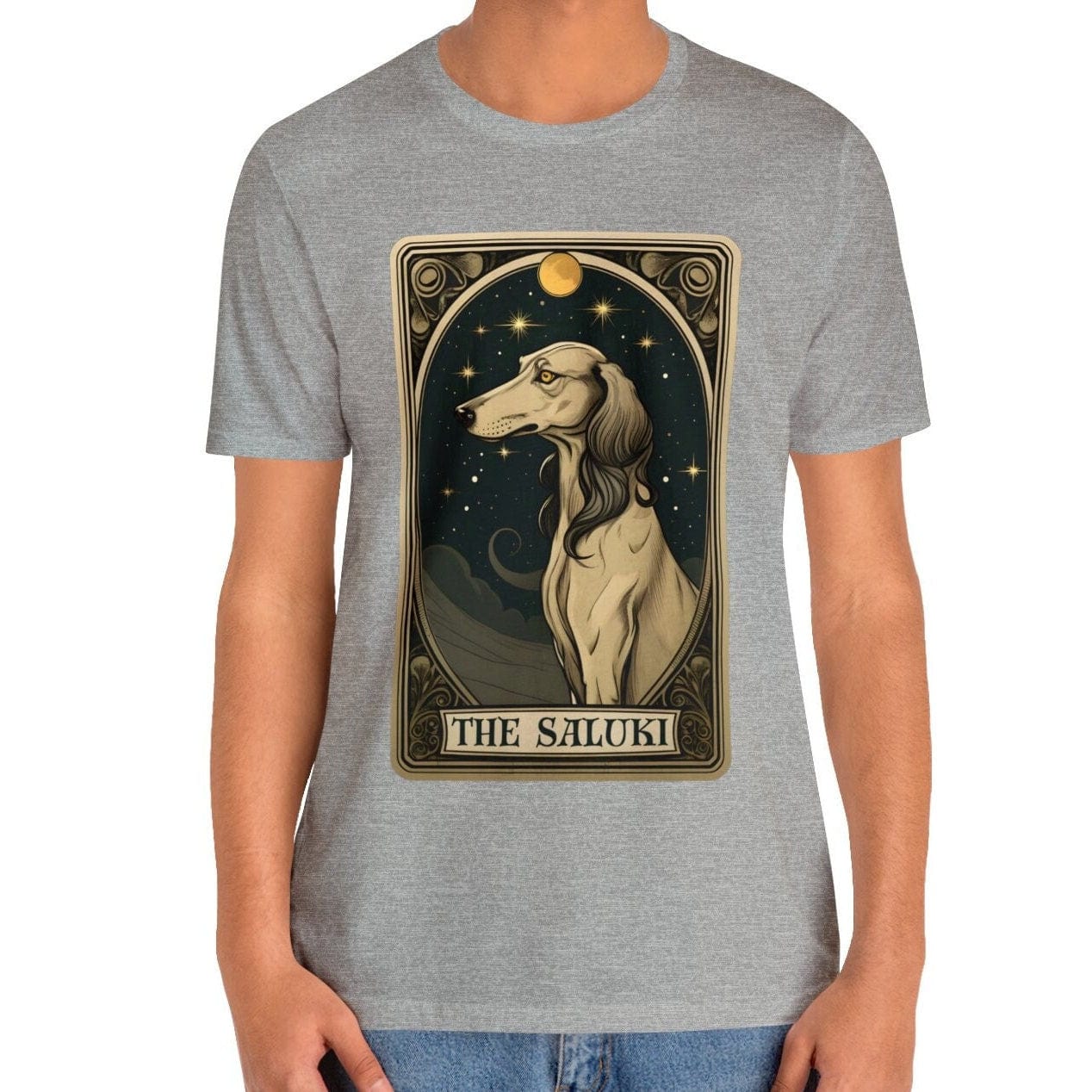 The Saluki Tarot Card Dog T-Shirt