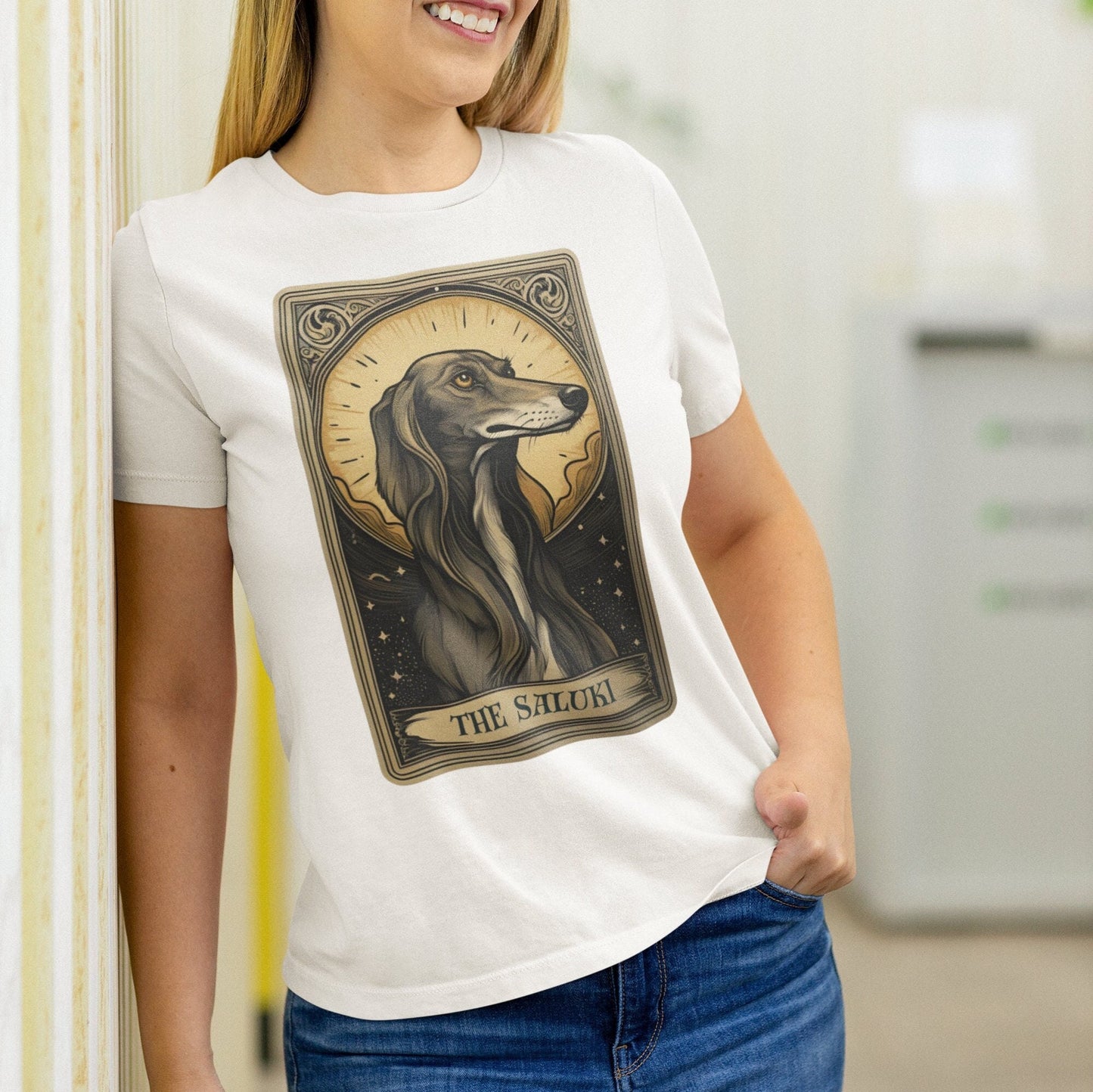 The Saluki Tarot Card Shirt, Saluki Dog