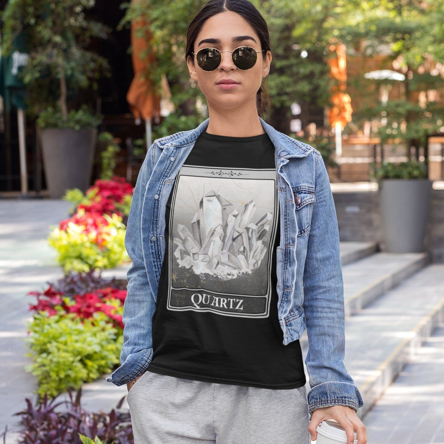 Quartz Card T-shirt, Crystals
