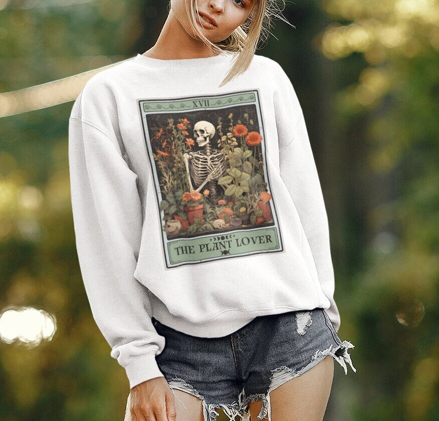 Plant Lover Tarot Card Sweatshirt