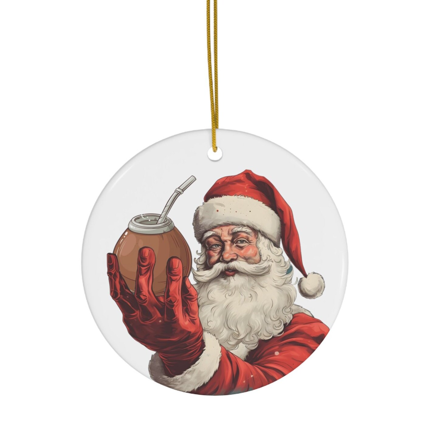 Yerba Mate Christmas Ornament