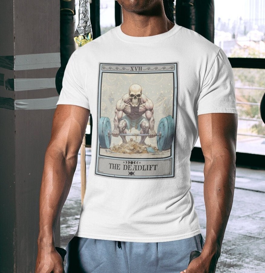 The Deadlift Tarot Card Shirt, Weightlifting