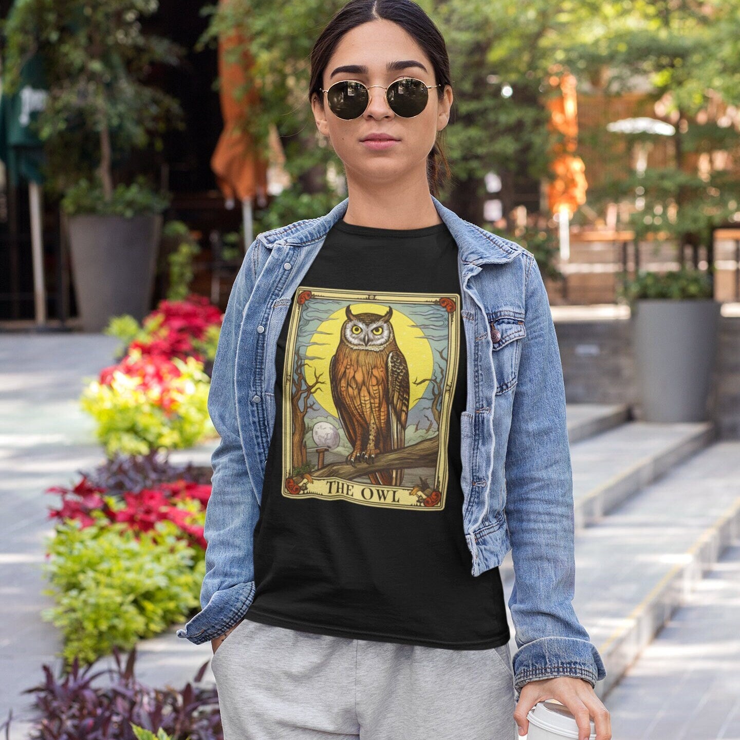 The Owl Tarot Card Shirt, Bird Lover