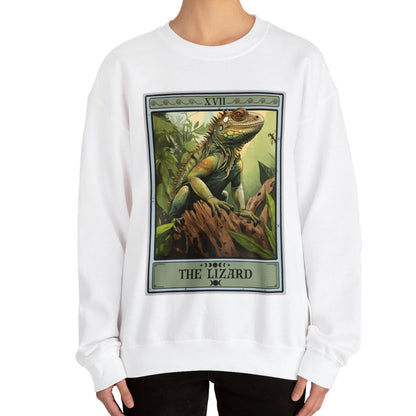 The Lizard Tarot Card Sweatshirt, Reptile Animal Lover