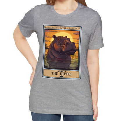 The Hippo Tarot Card Shirt, Hippopotamus Animal