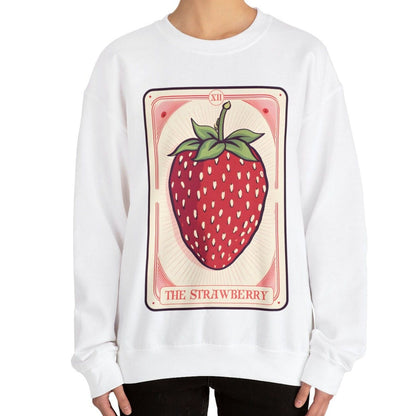 The Strawberry Tarot Card Sweatshirt