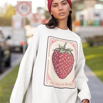 The Strawberry Tarot Card Sweatshirt