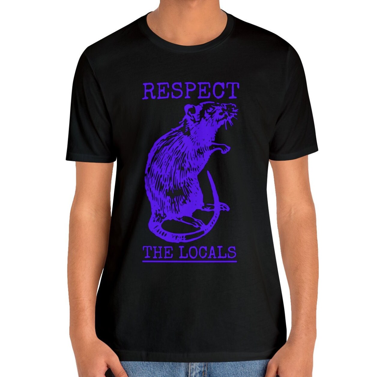 Respect The Locals Rat Shirt