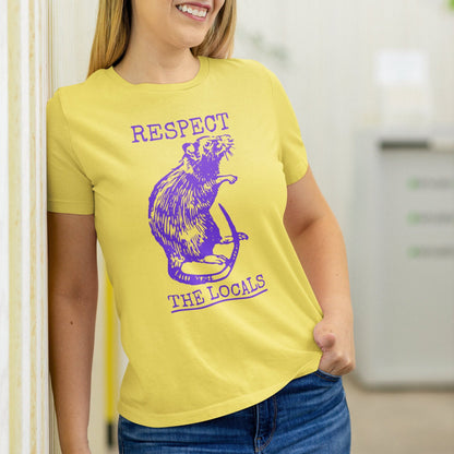 Respect The Locals Rat Shirt