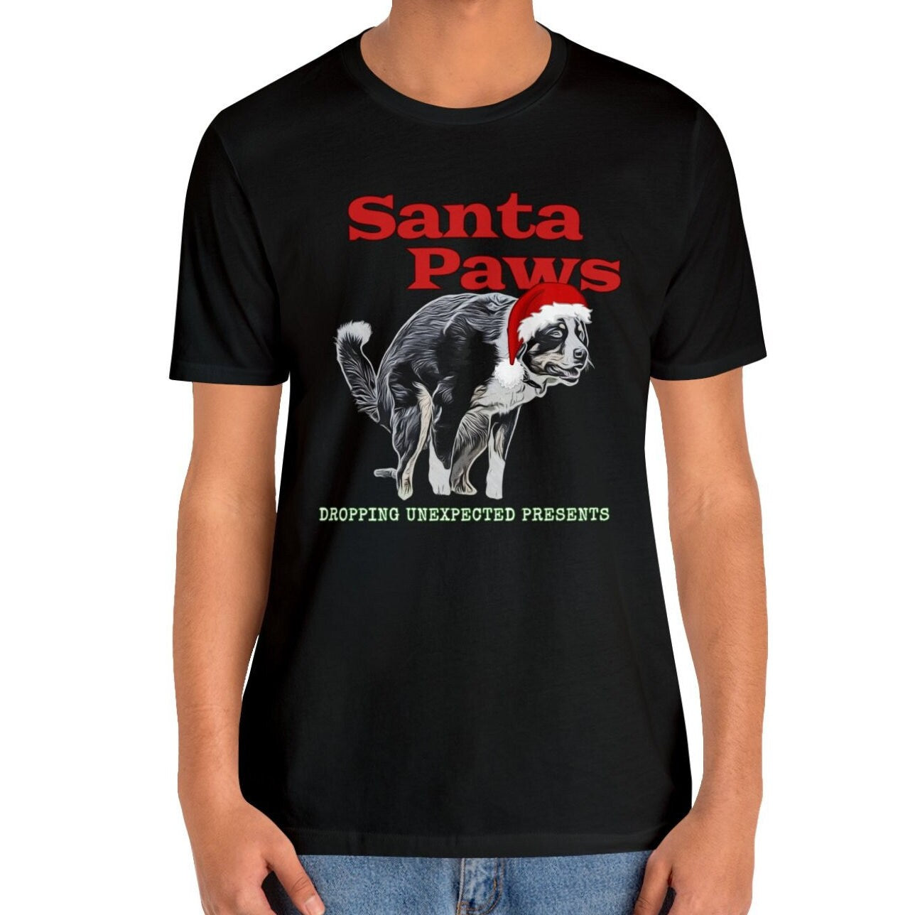 Christmas Dog Pooping Shirt, Bernese