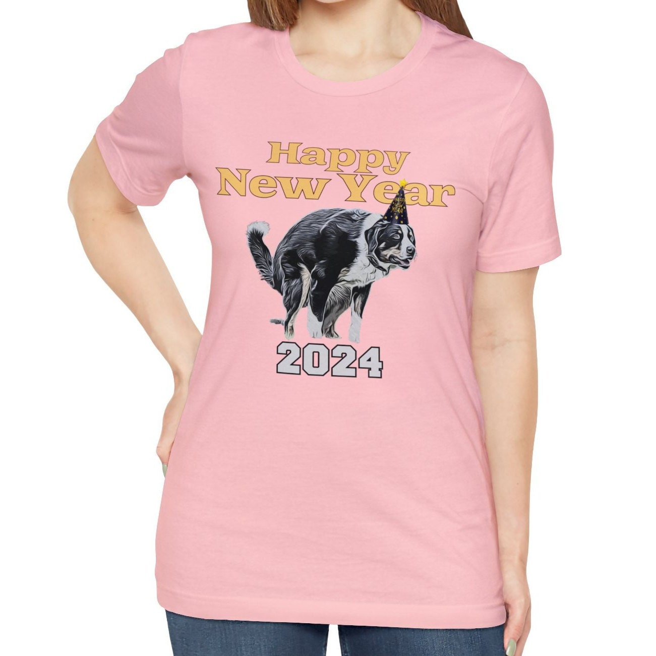 New Year Dog Pooping Shirt, Bernese Mountain Dog