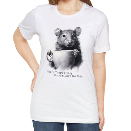 Rat Tea Shirt, Rat Mom Tea Lover
