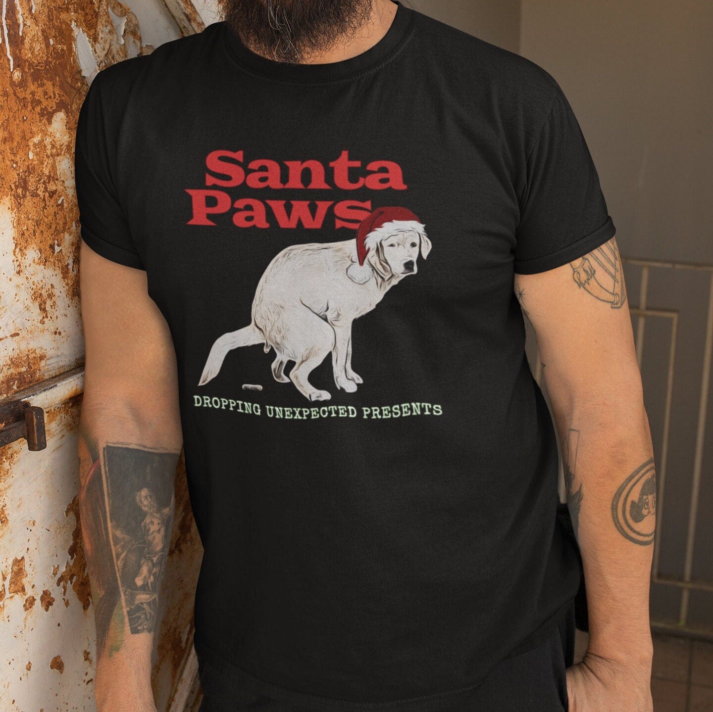 Christmas Dog Pooping Shirt, Labrador