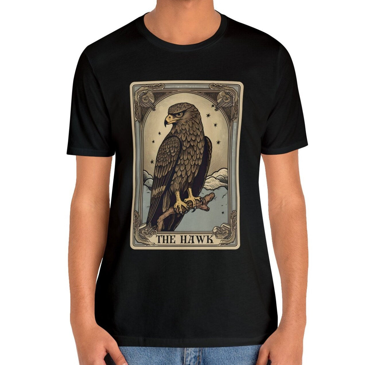 The Hawk Tarot Card Shirt, Birds of Prey