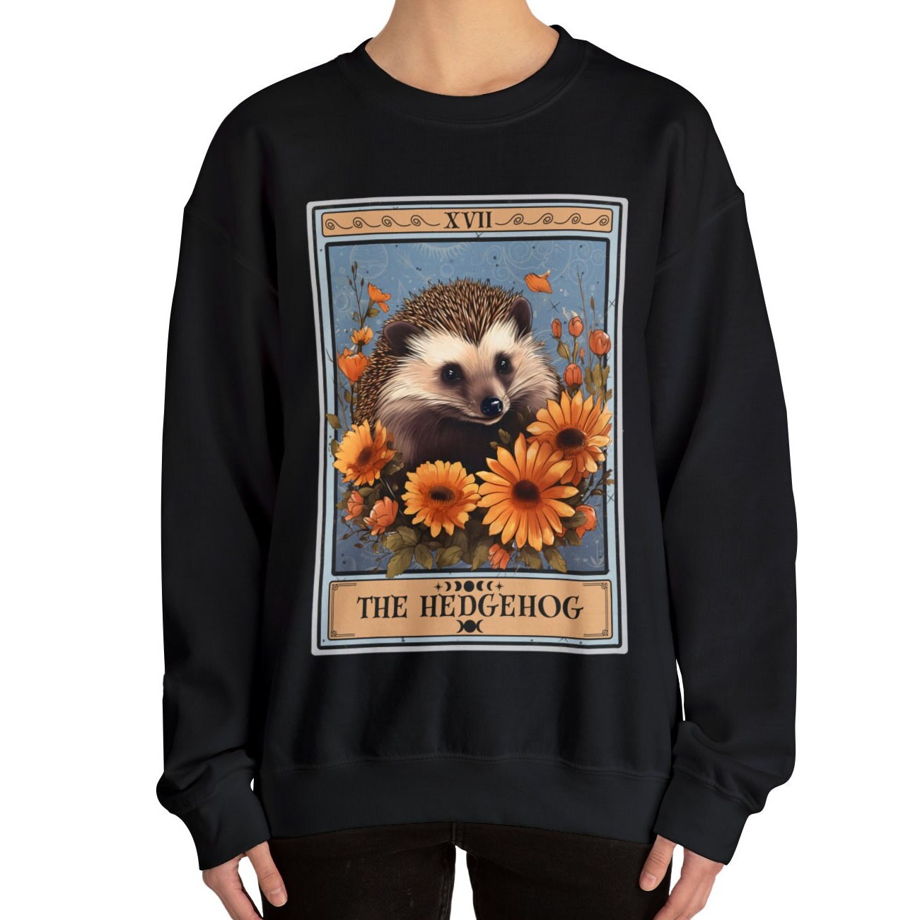 The Hedgehog Tarot Card Sweatshirt, Animal