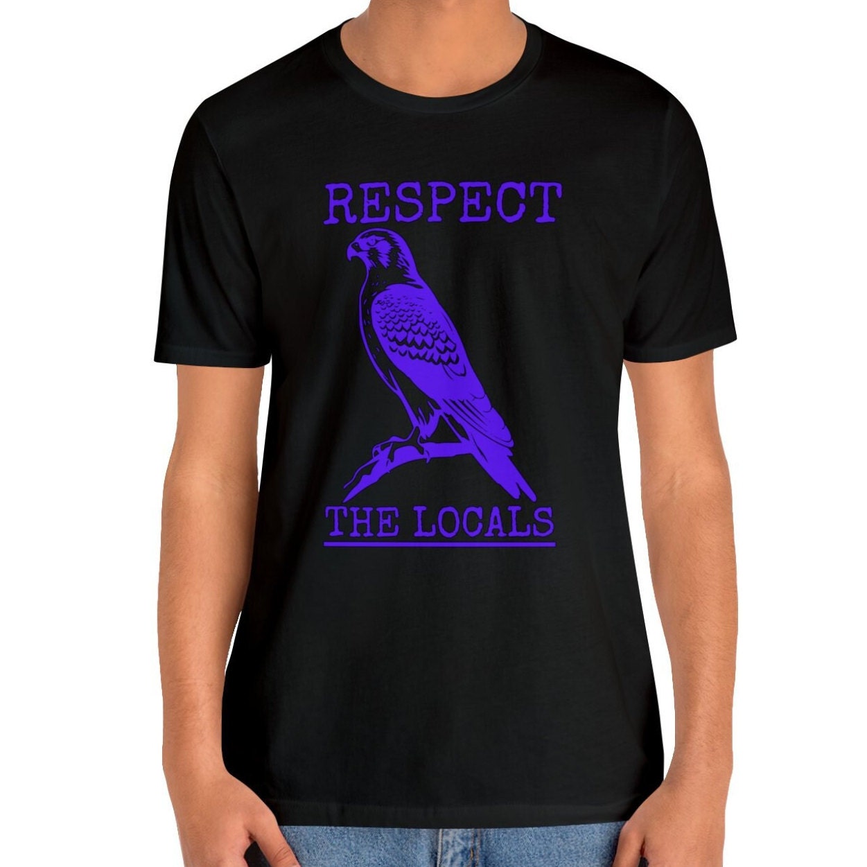 Respect The Locals Falcon Shirt Birds of Prey