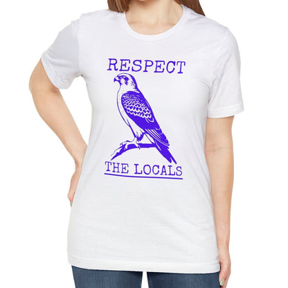 Respect The Locals Falcon Shirt Birds of Prey