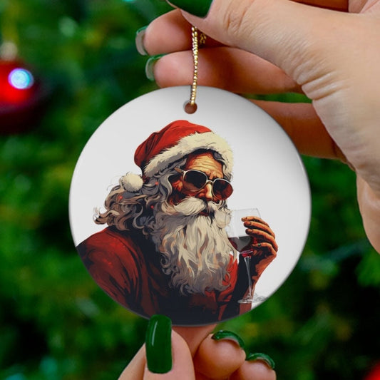 Wine Christmas Ornament