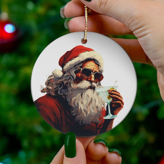 Martini Christmas Ornament