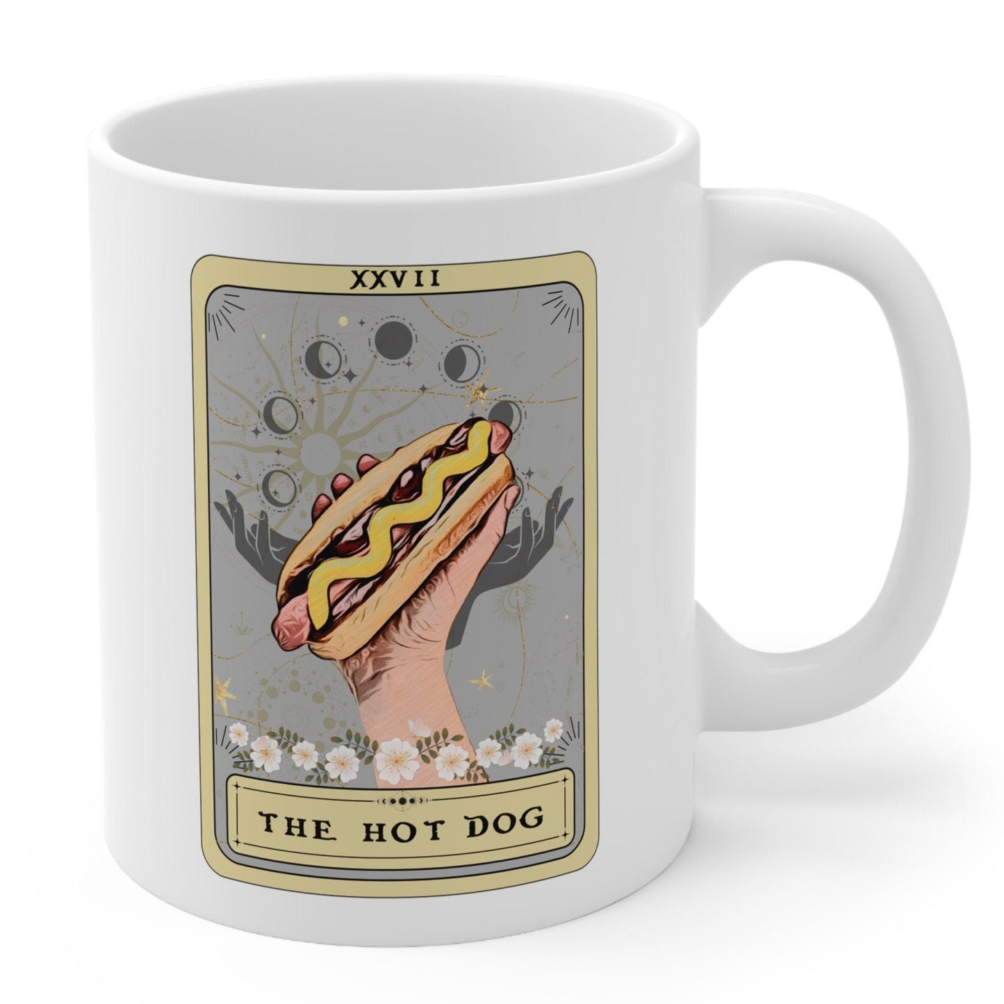 The Hot Dog Tarot Card Mug