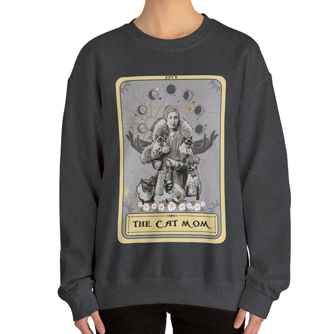 The Cat Mom Tarot Card Sweatshirt