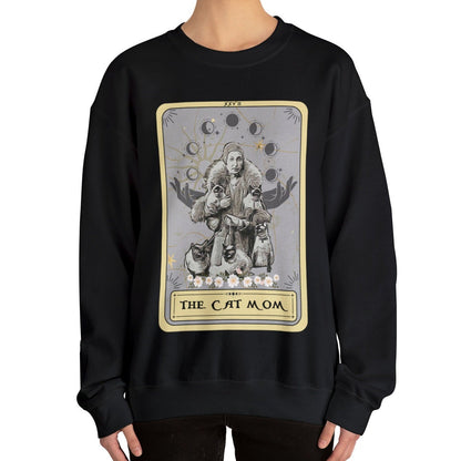 The Cat Mom Tarot Card Sweatshirt