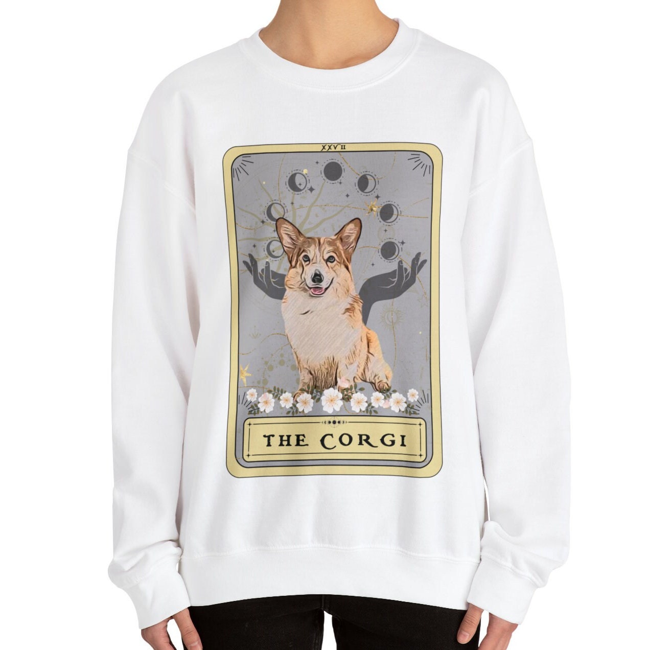 The Corgi Tarot Card Sweatshirt