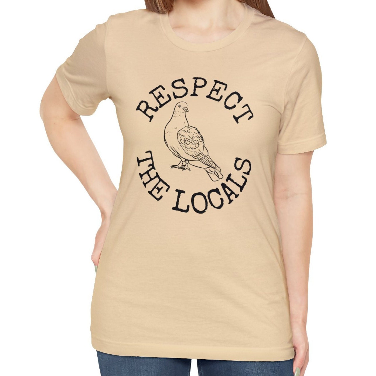 Respect The Locals Pigeon T-Shirt