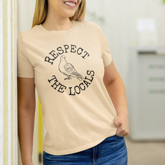 Respect The Locals Pigeon T-Shirt