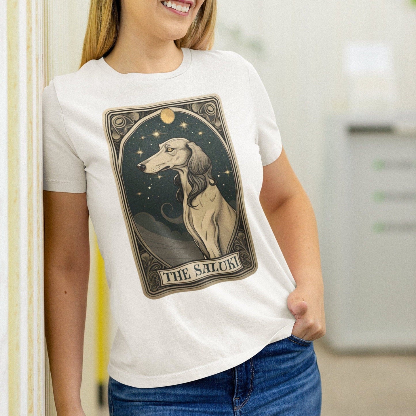 The Saluki Tarot Card Dog T-Shirt