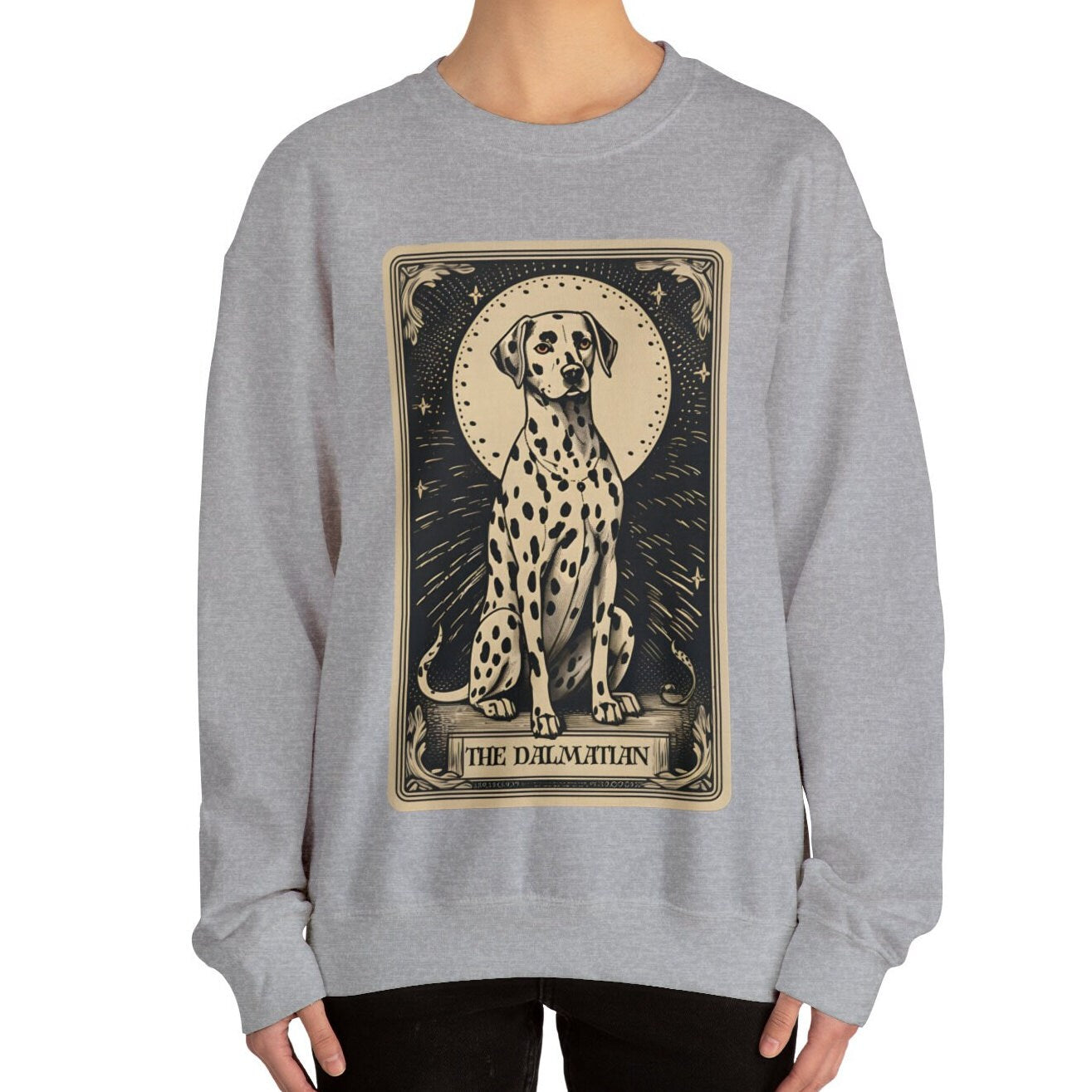 The Dalmatian Tarot Card Dog Sweatshirt