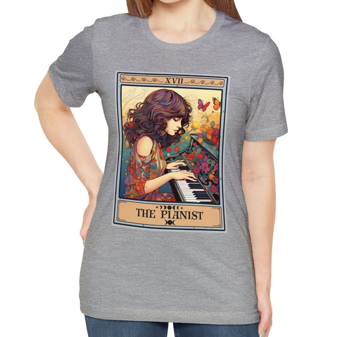 The Pianist Tarot Card Shirt, Piano Player