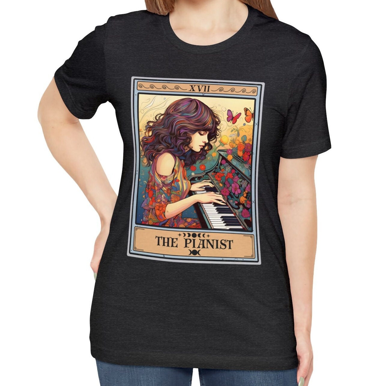 The Pianist Tarot Card Shirt, Piano Player