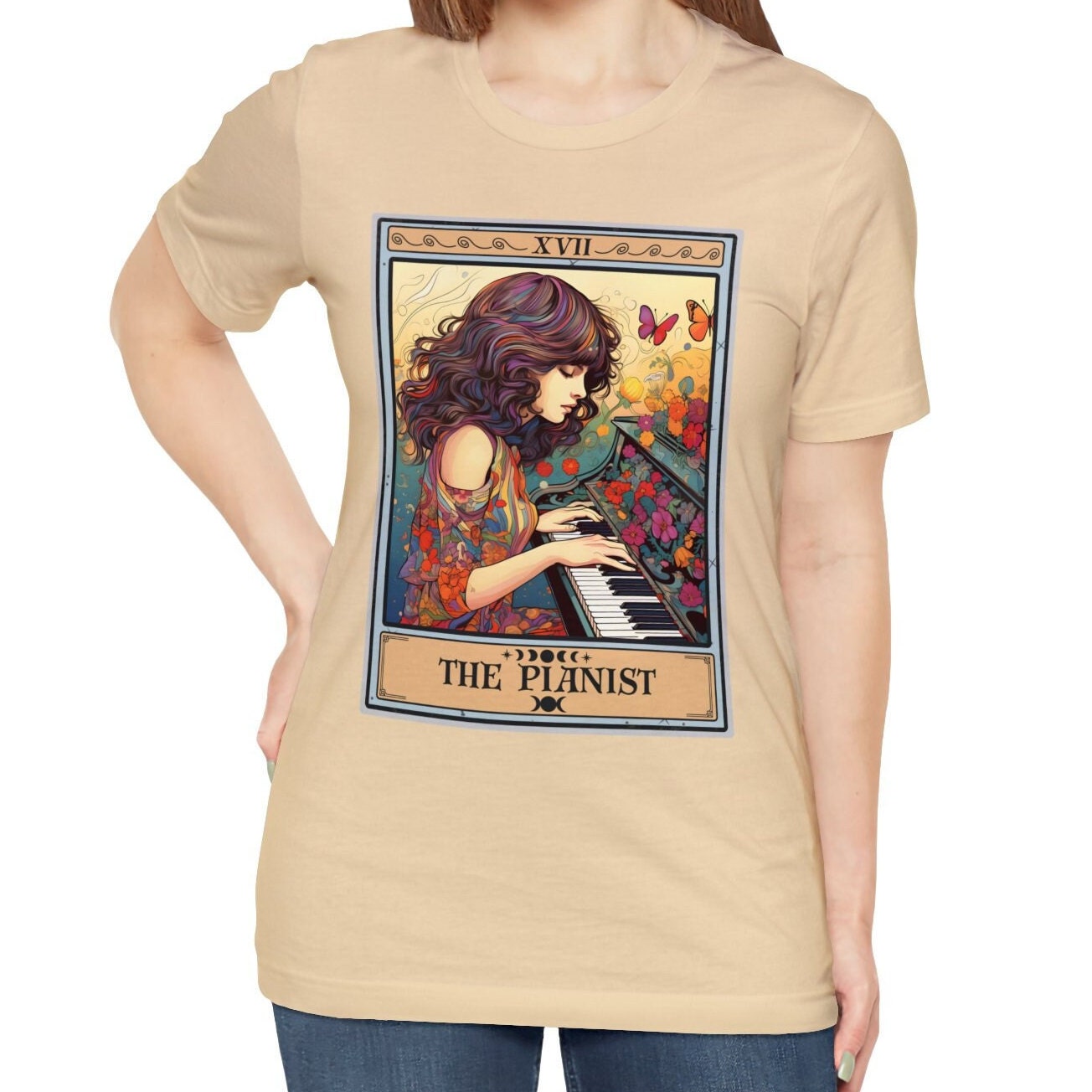 The Pianist Tarot Card Shirt, Piano Player