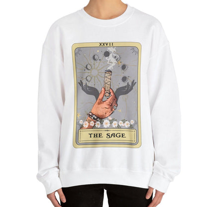 The Sage Tarot Card Sweatshirt, Apothecary Herbology