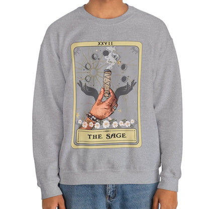 The Sage Tarot Card Sweatshirt, Apothecary Herbology