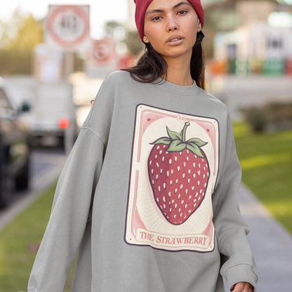 The Strawberry Tarot Card Sweatshirt